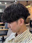 宇都宮メンズカットメンズパーマ波巻きスパイラルパーマツイスパ