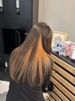 アイリー 名古屋(A/LEE) オレンジインナーカラー/明るい白髪染め