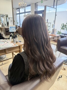 トップスタイル リッチ ハイライト×ココアブラウンカラー