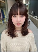 ミディアムレイヤーカット