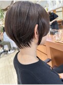 くびれショートカット/夏カラー/20代30代40代/大人ボブ