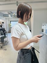 フェイヴィーズ(FavyS)&nbsp;柔らかベージュ襟足ギリギリミニボブ