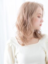 ドクターズ サロン ラブ(Dr's Salon LAB) ブリーチアプリコットベージュ小顔ゆる巻ロングm古河10代20代