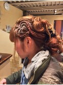 ハートのコーンロウHair　Set♪