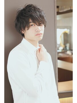 トリスト(tryst) 【ｔｒｙｓｔ/吉祥寺】黒髪パーマ＋うざバング