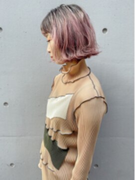 フラム 渋谷(flamme) 【flamme】小顔ボブ☆×ダブルバングブランジュ