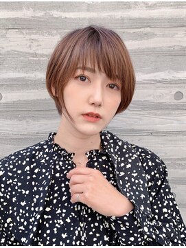ヘアーデザイン ミヤビ 広尾(HAIR DESIGN MIYABI) マニッシュショート×ペールベージュ2