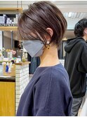 絶壁解消/ひし形/前下がり/大人ショートボブ/30代/40代★猪狩★