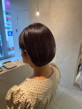 ユッカ 高槻茨木店(YUCCA) 【 YUCCA 】大人可愛い20代30代40代ミニボブアッシュグレー