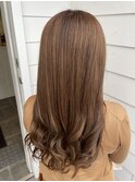 ロング× ライトベージュ