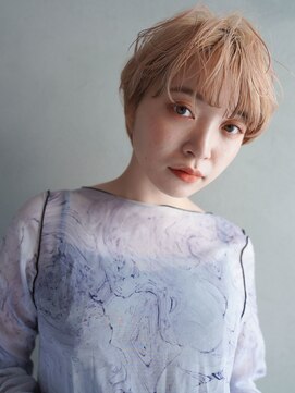 カンナ(Canna) ベビーバング/外ハネボブ/ペールベージュ/髪質改善/TOKIO/20代