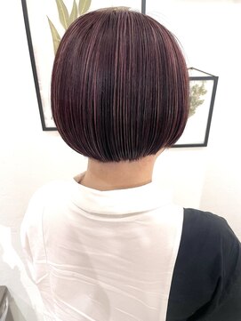 ベルム(Belme) シークレットハイライトボルドーカラー×髪質改善/用賀