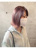 ラベンダーピンク/ダブルカラー/10代20代人気◎