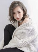 【神戸/六甲道】ラフウェーブミディ/シルキーグレージュ@HIRO
