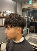 波巻きツイストスパイラルパーマツイストパーマスパイラルパーマ