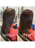 【ケアカラーコース】 お客様施術事例