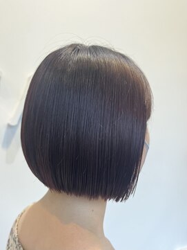 ジャガラ 千葉駅北口店(JAGARA) ミニボブ×ピンクブラウンカラー