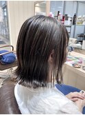 極トリートメント×色待ち良く×外ハネ×アイロン仕上げ似合わせ