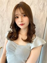 ルームバイシー 新宿(Loom. by Sea)&nbsp;オリーブグレー×小顔[ココアベージュ/黒髪/くらげヘアー]