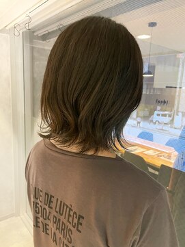 アイディール(:ideal) 白髪ぼかしに、【白髪染め】×【イヤリングカラー】