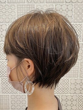 ピークアブー アヴェダ アトレ恵比寿(PEEK-A-BOO AVEDA) 大人可愛いマッシュショート/前髪ありショート/PEEK-A-BOO 坂本