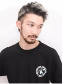 束感ショートマッシュパーマウルフ波巻きハイライト 308