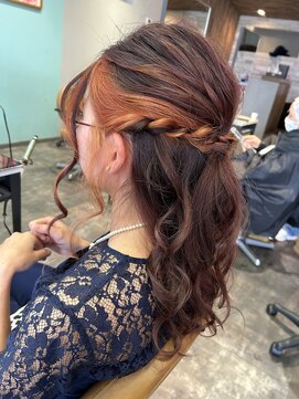 ステレオ ヘアデザイン 安城店(STEREO HAIR DESIGN) ハーフアップ(11月)