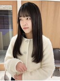 "久保田"艶髪地毛風縮毛矯正ストレート顔まわりレイヤーカット