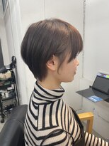 ナンバースリーヘアーラウンジ 溝の口本店(Number Three) マッシュショート