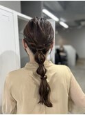 編みおろし/ヘアセット/ヘアアレンジ