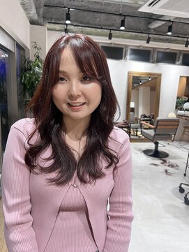 アドア 横浜(ADORE) 【ADORE横浜】ピンクブラウン×レイヤーカット