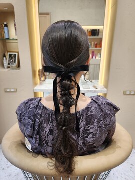 プアメリア 名古屋(Puamelia) ヘアセットヘアメイクお呼ばれヘアライブ量産コンサートアレンジ