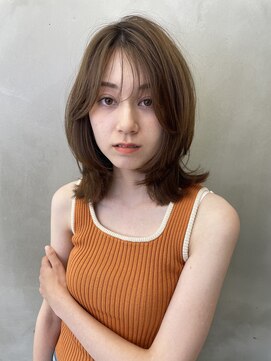 ロンド ストラーダ 心斎橋(Lond strada) エアリーロング×ピンクベージュ×美髪［髪質改善/縮毛矯正］