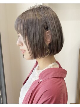 エルガ バイ コバルト(LGA by cobalt) 30代40代50代★小顔見せ♪前下がりナチュラルボブ