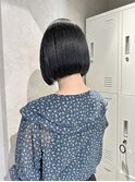 【立川CRESまなと】落ちる黒染め×タッセルボブ