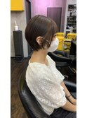 ハンサムショート×シアーベージュ