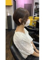 カットツー(Cut2)&nbsp;ハンサムショート×シアーベージュ