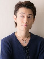 メンズヘア ビーセカンド 草加店(MENS HAIR B-2)&nbsp;ダークアッシュアップバングフェードスタイルV草加