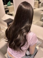 韓国レイヤーカット前髪カットカラートリートメント