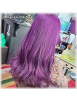 美容室キャンディー ベルベット(Candy Velvet) 可愛さ増し増しピンクラベンダー