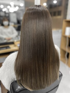 ミコ(MICO hair) 髪質改善サブリミック×透明感アッシュベージュ