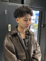 アウル 心斎橋(owl) 【フェード×スパイキーショート】短髪/刈り上げ/メンズパーマ