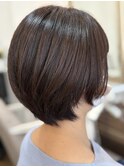 丸みボブショート