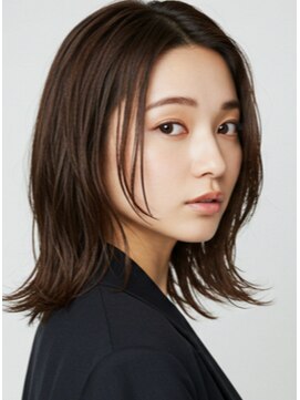 エス 天満扇町(esu) yaオリーブ系カラー/レイヤーカット/透明感カラー