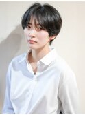 ハンサムショート×ナチュラルブラック