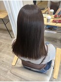 髪質改善ストレート　乾かすだけで綺麗にまとまる