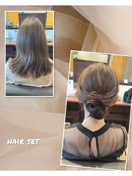 ブラウンヘアー(BROWN HAIR) お呼ばれアレンジ☆