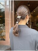 タイトヘアアレンジ