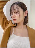 ミニウルフレイヤーカット顔周り前髪韓国ショートボブ/横浜