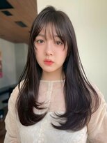 クィーンズガーデンバイケーツーギンザ(QUEEN’S GARDEN by K two GINZA)&nbsp;髪質改善カラー/ナチュラルブラウン/ロングレイヤー